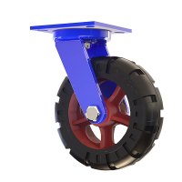 豫众诺 重型工业橡胶轮 10寸万向轮 个