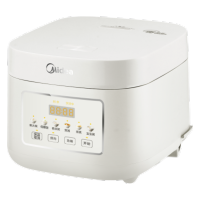 美的(Midea)电饭煲电饭锅0涂层3升2-3人无涂层316L不锈钢内胆一键柴火饭微压家用多功能MB-3E91LS