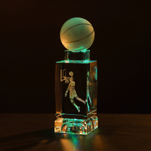 生日礼物男生送男友兄弟男孩库里手办篮球水晶摆件科比纪念品毕业