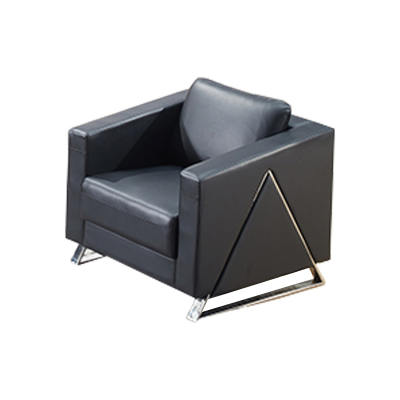 臻远单人沙发DT-sf011西皮黑色单人位