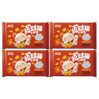 千味央厨卡通包开袋即蒸香甜细腻奶香浓郁半成品喵喵招财猫款360g*4袋