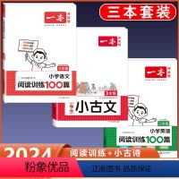 3年级[语文+英语]阅读训练100篇+小古文 小学通用 [正版]2024版一本小学生语文古诗文一年级二年级小古诗三年级四