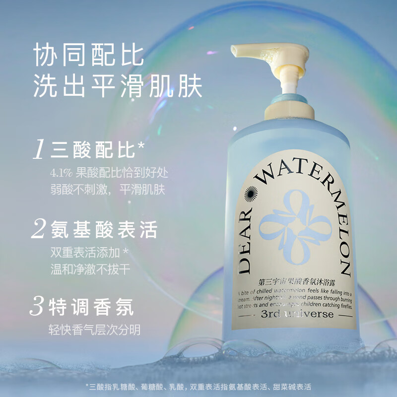 第三宇宙 300ml果酸香氛沐浴露(兜个西瓜)