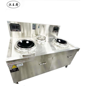 汉王厨双头单尾电磁炒炉1800*1000*800