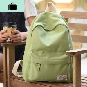 中学生书包女生韩版高中原宿ulzzang双肩包初中生ins风小学生背包NEW LAKE