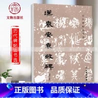 汉袁安袁敞碑 [正版]0减40汉袁安袁敞碑修订版历代碑帖法书选编辑组 编 文物出版社