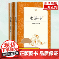 水浒传原著九年级正版读物全2册 人民文学出版社初中版初三9年级上语文拓展阅读书目四大名著 凤凰正版读物课外书