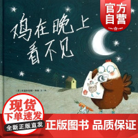 正版麦田精选图画书 鸡在晚上看不见[英]克里斯蒂娜·利顿 著 精装版 亲子睡前故事绘本 情商教育 3-4-5-6岁 少年