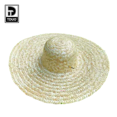 TDUO 草帽大檐遮阳帽草编劳保帽子HL1 顶