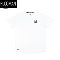 HLCOMAN新款运动篮球短袖FIT夏季美式t恤男圆领健身跑步透气速干