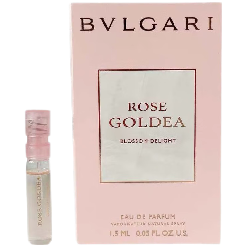 宝格丽(BVLGARI)欢沁玫香水小样1.5ml 1支试管白晶女士淡香水持久留香