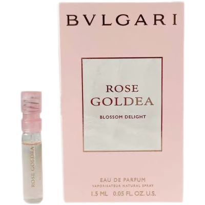 宝格丽(BVLGARI)欢沁玫香水小样1.5ml 1支试管白晶女士淡香水持久留香