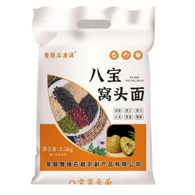 鲁强石磨源 八宝窝头面 酥田袋装