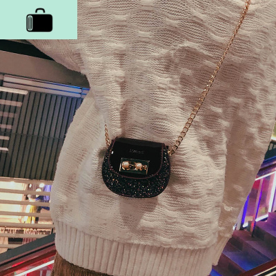 网红小包包女2020新款潮洋气斜挎包春夏质感百搭ins超火包链条包NEW LAKE女斜挎包