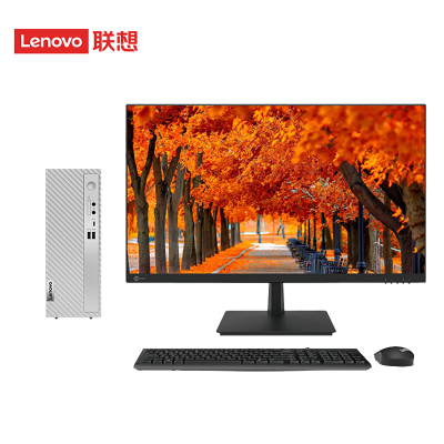 联想(Lenovo)天逸510s 台式机电脑整机 (14代i7-14700 32G 1TB SSD wifi6 蓝牙 Win11)27英寸来酷显示器 商用家用办公学习 定制