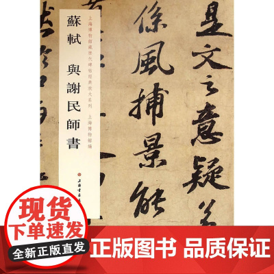 上海博物馆藏历代碑帖经典放大系列:苏轼与谢民师书 上海书画出版社 正版书籍