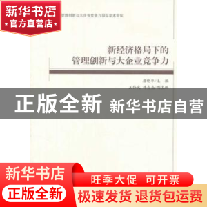 正版 新经济格局下的管理创新与大企业竞争力 唐晓华主编 经济管