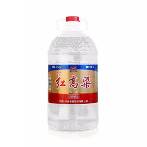 泸州老窖红高粱52度5L*1桶散酒纯粮食浓香型酒高粱桶装泡酒正品