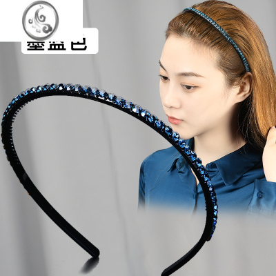 JiMi头箍女压发防滑发卡百搭外出水钻简约头饰网红洗脸用碎发发捆发箍