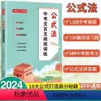 公式法·中考文言文阅读训练 全国通用 [正版]中考文言文阅读训练公式法初中语文基础知识考点公式导学古诗词阅读词语句子文意