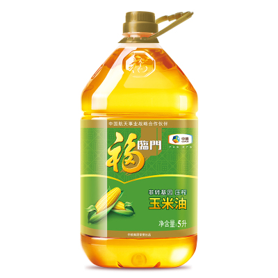 福临门食用油非转基因压榨玉米油5L中粮出品5L