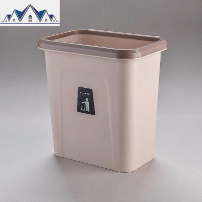 厨房垃圾桶橱柜挂式家用壁挂式台面无盖小悬挂式大号收纳桶 三维工匠