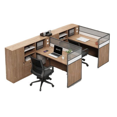 攸形职员桌280*150*110cm含椅套