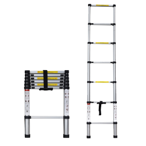 飞斯腾(Festen)FS-TZD32 铝合金单面竹节梯伸缩梯 直梯高度:3.2米