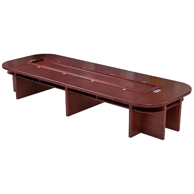 天瑞通邦 高档实木会议桌(12把将军椅)3500*1600*750mm 套