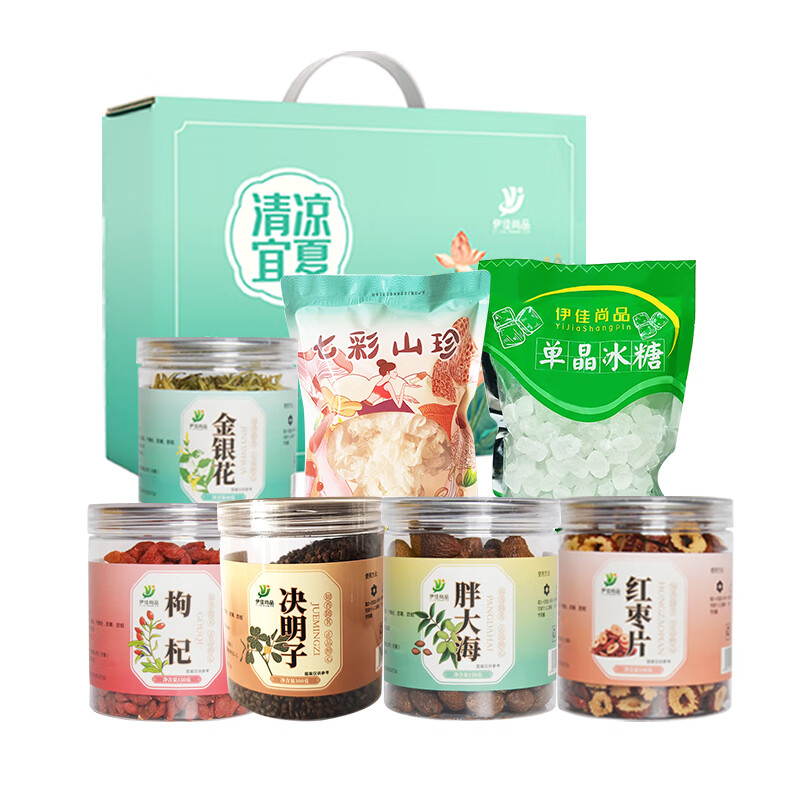 伊佳尚品 清凉一夏花草茶组合礼盒 1240g/盒