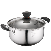 爱仕达(ASD)汤锅C1722 不锈钢复底汤锅煮锅炖锅奶锅 燃气电磁炉通用 宝宝辅食锅