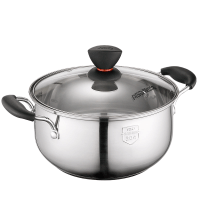 爱仕达(ASD)汤锅C1722 不锈钢复底汤锅煮锅炖锅奶锅 燃气电磁炉通用 宝宝辅食锅