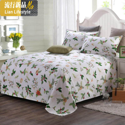 棉老粗布床单单件 加厚棉布夏季1.5米1.8m床双人棉粗布被单 三维工匠