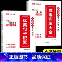 [全2册]优美句子积累+成语训练大全 五年级上 [正版]2023新版53天天练一二年级三四五六年级上册语文数学英语同步训