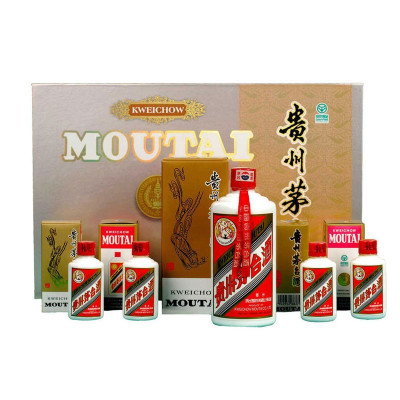 茅台酒 飞天二件套(500ml+50ml*4瓶) 53度酱香型礼盒装