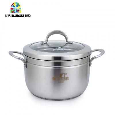 正304不锈钢蒸锅复底加厚蒸笼汤锅煤气电磁炉锅具22-26CM FENGHOU 26cm