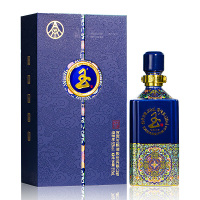 五粮液 五粮玉酒醇酿 宝石蓝 52度555ml*1瓶 浓香型白酒礼盒
