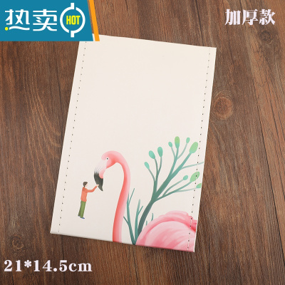 敬平镜子台式折叠化妆镜 梳妆镜 便携可爱单面镜宿舍镜 公主镜 大号 米黄底火烈 小树厚便携式用镜