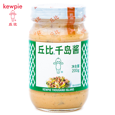 丘比千岛酱200g-沙拉汁/酱蔬菜沙拉寿司热狗三明治面包蘸酱玻璃瓶装