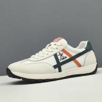 男生头层牛皮夏季透气板鞋男款潮鞋真皮欧洲站男鞋男士运动休闲鞋