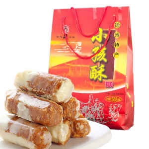 金氏黑猫 小孩酥糖888克年货礼盒装 酥心糖喜糖小孩酥8090后糖果喜糖婚糖徐州特产