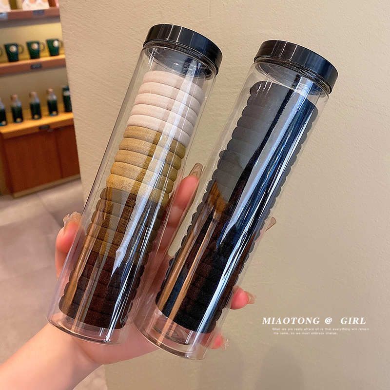 粗头绳扎头发皮筋四季通用气质高弹力耐用马尾不伤发圈女发绳发饰送女朋友老婆情人节七夕生日礼物