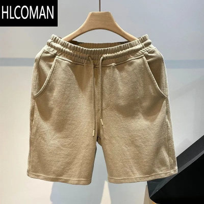 HLCOMAN短裤男士2025夏季新款潮牌美式运动大裤衩子宽松居家休闲五分中裤