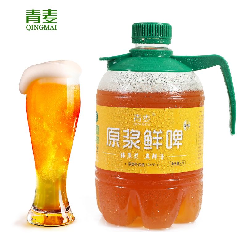 青麦14°精酿原浆鲜啤 1.