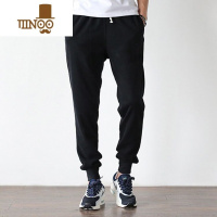 YANXU小脚运动裤男士夏季修身针织卫裤透气束脚裤子弹力宽松