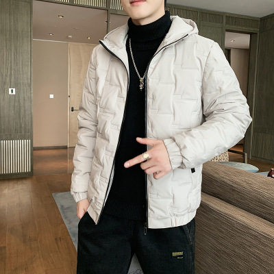 男装秋冬季棉衣加厚保暖时尚青年连帽潮流百搭棉袄面包服男士外套