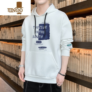 YANXU卫衣男款宽松休闲设计感情侣款百搭连帽外套国潮上衣服