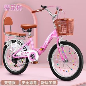 折叠自行车成年人单车24寸超轻便携通勤代步车变速女中大童学生车
