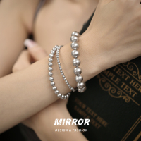 925纯银施家珍珠手链女手饰个性简约学生闺蜜高级感礼物送女朋友老婆情人节七夕生日礼物