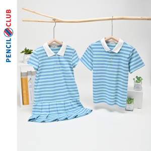 [1件3折]铅笔俱乐部童装男童短袖T恤2025夏装新款儿童条纹学院风